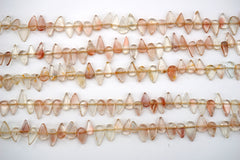 Oregon SunStone drop shape beads 6-9mm (ETB01482) Healing crystal/Unique jewelry/Vintage jewelry/オレゴンサンストーン