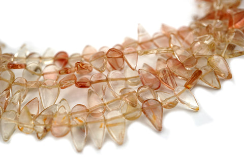 Oregon SunStone drop shape beads 6-9mm (ETB01482) Healing crystal/Unique jewelry/Vintage jewelry/オレゴンサンストーン