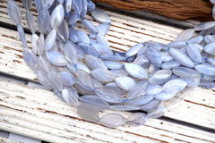 Blue Chalcedony marquise beads 10-12mm (ETB01710) Healing crystal/Reiki healing/Healing necklace