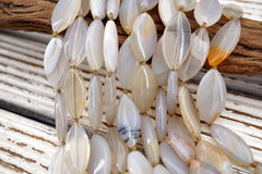 Natural Agate marquise beads 10-12mm (ETB01711) Healing crystal/Reiki healing/Healing necklace