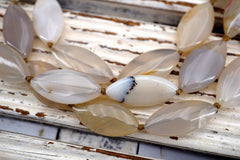 Natural Agate marquise beads 10-12mm (ETB01711) Healing crystal/Reiki healing/Healing necklace