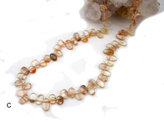 Oregon SunStone oval beads 6-12mm (ETB01489) Healing crystal/Unique jewelry/Vintage jewelry/オレゴンサンストーン