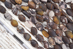 Matte Outback Jasper Oval beads (ETB01725) Healing crystal/Reiki healing/Healing necklace
