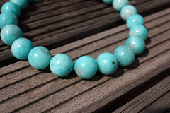 (SPL00048) Peruvian Amazonite round beads