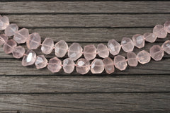 (SPL00100) Rose Quartz faceted beads from Madagascar