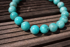 (SPL00049) Peruvian Amazonite round beads