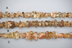 Oregon SunStone drop shape beads 5.5-11.5mm (ETB01480) Healing crystal/Unique jewelry/Vintage jewelry/オレゴンサンストーン