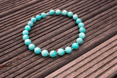 (SPL00050) Peruvian Amazonite round beads