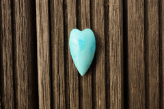 (SPL00079) Sleeping beauty turquoise small heart pendant