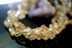 Oregon SunStone facted beads 5-7mm (ETB01379) Healing stone/Unique jewelry/Vintage jewelry/オレゴンサンストーン