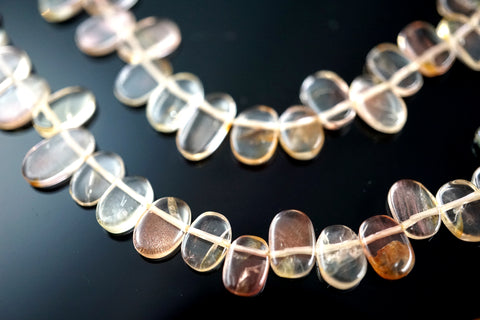 Oregon SunStone oval beads 6-12mm (ETB01489) Healing crystal/Unique jewelry/Vintage jewelry/オレゴンサンストーン