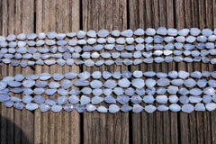 Blue Chalcedony 9-16mm faceted beads (ETB00435)