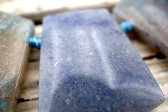 Triolite Lesiolite trapezoid beads (ETB01644) Unique jewelry/Vintage jewelry/Gemstone necklace
