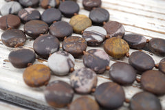 Matte Outback Jasper beads 13mm (ETB01656) Unique jewelry/Vintage jewelry/Gemstone necklace