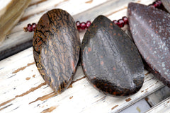Dinosaur Bone freeform beads (ETB01692)  Fossil stone/Utah stone/Fossilized stone/Rarestone/Men's bracelet