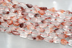 Lepidocrocite Quartz faceted beads (ETB00443)
