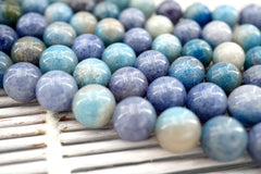 Triolite Lesiolite 9-10mm round beads (ETB01279)