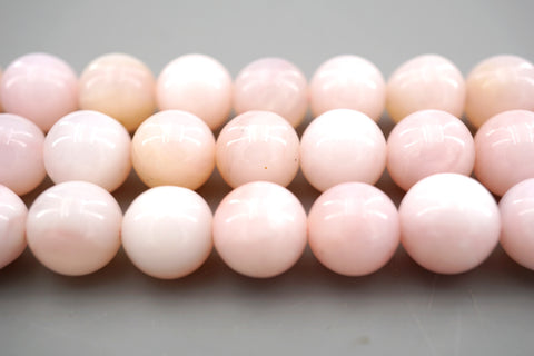 Peruvian Pink Opal 9-10mm round beads (ETB00058)