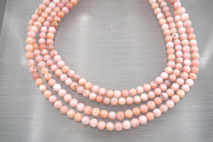 Peruvian Pink Opal 6-6.5mm round beads (ETB01325)