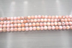 Peruvian Pink Opal 6-6.5mm round beads (ETB01325)