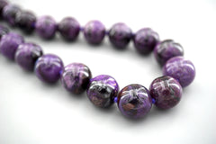 A Grade Sugilite 15-15.5mm round beads (ETB01324)
