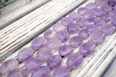 Lavender Amethyst 15-17mm Irregular beads (ETB01717) Natural Gemstone/Unique jewelry/Vintage jewelry/Gemstone necklace