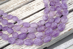 Lavender Amethyst 15-17mm Irregular beads (ETB01717) Natural Gemstone/Unique jewelry/Vintage jewelry/Gemstone necklace