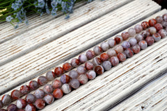 Moroccan Agate 13-18mm Round beads (ETB01694)  Unique jewelry/Vintage jewelry/Gemstone necklace