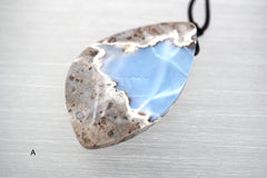 Owyhee Blue Opal freeform pendant (ETP00304)