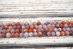Moroccan Agate 5-12mm Round beads (ETB01696)  Unique jewelry/Vintage jewelry/Gemstone necklace