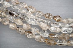 Tourmalinated Quartz 12.5-18mm unshaped beads (ETB00724)