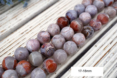 Moroccan Agate 13-18mm Round beads (ETB01694)  Unique jewelry/Vintage jewelry/Gemstone necklace