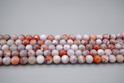 Moroccan Agate 5-12mm Round beads (ETB01696)  Unique jewelry/Vintage jewelry/Gemstone necklace