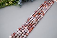 Moroccan Agate 5-12mm Round beads (ETB01696)  Unique jewelry/Vintage jewelry/Gemstone necklace