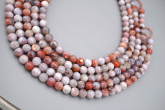 Moroccan Agate 5-12mm Round beads (ETB01696)  Unique jewelry/Vintage jewelry/Gemstone necklace