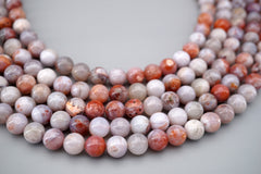 Moroccan Agate 5-12mm Round beads (ETB01696)  Unique jewelry/Vintage jewelry/Gemstone necklace