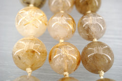 Rutilated Quartz 14.5-16mm round beads (ETB00123)