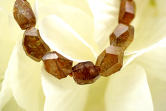 Rare yellow Sapphire faceted beads (ETB01340)