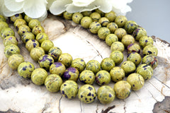 Stichtite/ Atlantisite 16-17.5mm round beads (ETB01338)