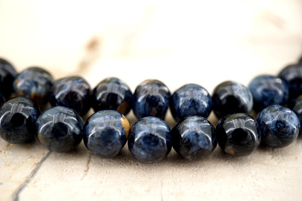 Pietersite A Grade  6.5-7mm round beads (ETB00655)