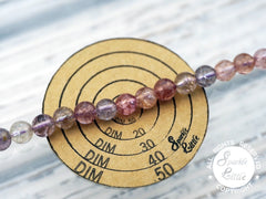 Spinel (Multi-colour) 6.5mm round beads (ETB01026)