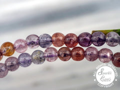 Spinel (Multi-colour) 5-5.5mm round beads (ETB01031)