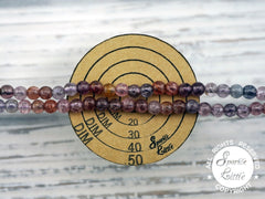 Spinel (Multi-colour) 5-5.5mm round beads (ETB01031)