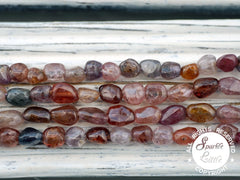 Spinel (Multi-colour) 5-6mm pebble beads (ETB01038)