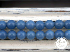 Owyhee Blue Opal 5.5 - 6mm round beads (ETB01062)