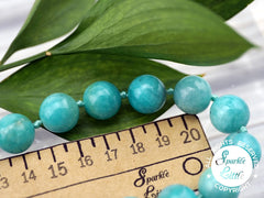 Peruvian Amazonite 11-12mm round beads (ETB01092)