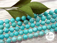 Peruvian Amazonite 11-12mm round beads (ETB01092)