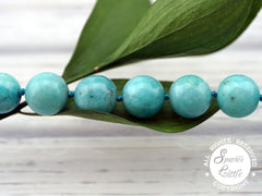 Peruvian Amazonite 15-16mm round beads (ETB01094)