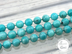 Peruvian Amazonite 15-16mm round beads (ETB01094)