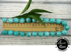 Peruvian Amazonite 15-16mm round beads (ETB01094)